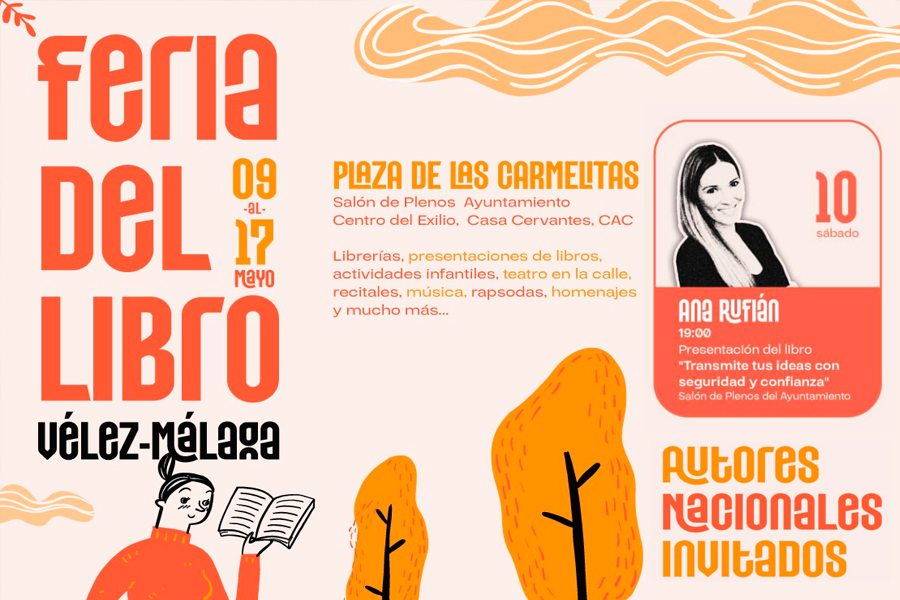 ¡Os espero este sábado en la Feria del Libro de Vélez-Málaga!